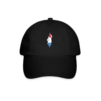 luxembourg flag proud - Baseball Cap - black/black - Front