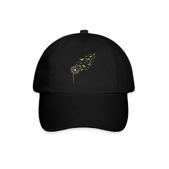 Bird Pet Gift Dandelion Cockatiel - Baseball Cap - black/black - Front