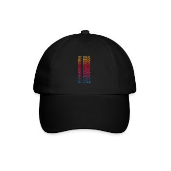 Retro Nostalgic USA City - Rainbow St. Paul - Casquette classique - noir/noir - Devant