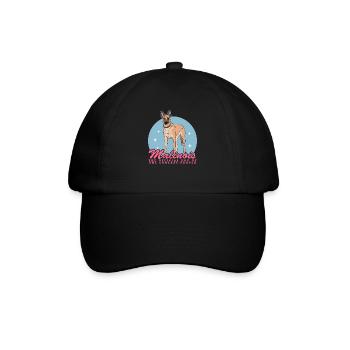Berger Belge Malinois Dog Gift - Casquette classique - noir/noir - Devant