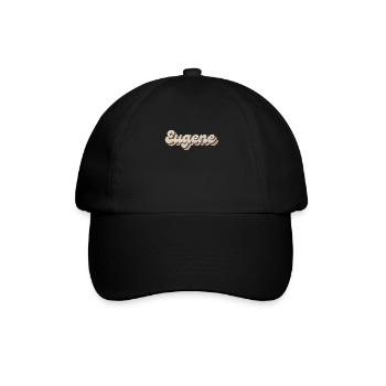 Nostalgic 70s USA City - Vintage Eugene - Baseball Cap - black/black - Front