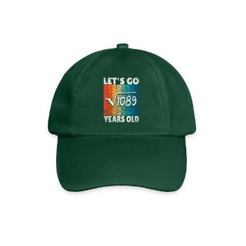 33ème anniversaire - la racine de 1089 = 33 ans - Casquette classique - vert bouteille - Devant
