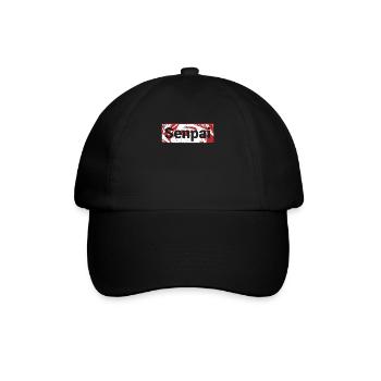 Anime Fan Präsent Japanischer Zeichentrick Cosplay - Baseballkappe - Schwarz/Schwarz - Vorne