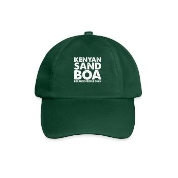 People sucking The Kenyan sand snake - Baseball Cap - bottle green - Front