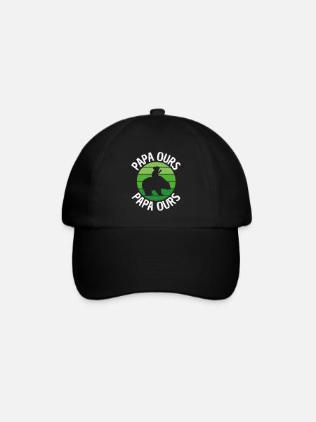 Daddy bear - Baseball Cap - black/black