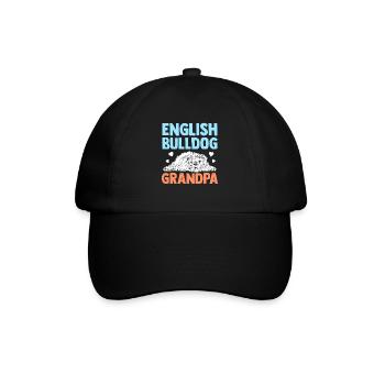 Deutsch Bulldog Grandpa Dog Owner Cadeau - Casquette classique - noir/noir - Devant