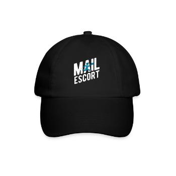 Briefträger Und Paket-Zusteller Für Postboten - Baseballkappe - Schwarz/Schwarz - Vorne