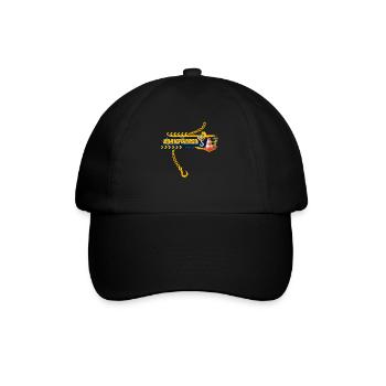 Kranführer Kran Kranfahrer - Baseballkappe - Schwarz/Schwarz - Vorne