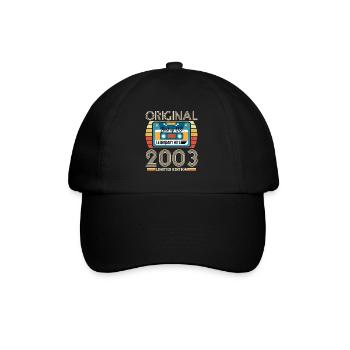 Cadeau D'anniversaire Vintage 2003 Original - Casquette classique - noir/noir - Devant