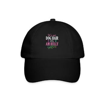 It's not Dog Hair It's AM Bully Glitter Bulldog - Baseball Cap - black/black - Front