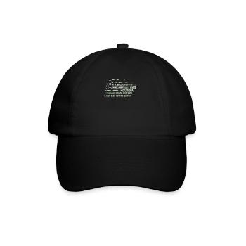 Urgroßvater und Vintage-Geschenk - Baseballkappe - Schwarz/Schwarz - Vorne