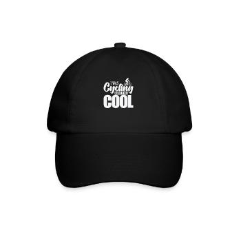 Je faisais du vélo avant que ce soit cool Cyclisme - Casquette classique - noir/noir - Devant