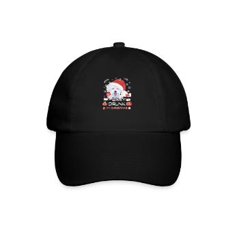 Marché de Noël maltais - Casquette classique - noir/noir - Devant