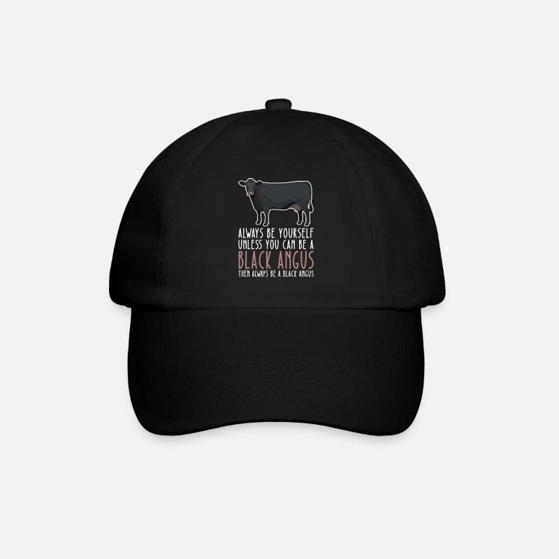 Sei Du Selbst – Black Angus - Baseballkappe - Schwarz/Schwarz