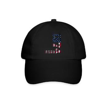 ÉDITION LIMITÉE 1974 USA 52E ANNIVERSAIRE - Casquette classique - noir/noir - Devant