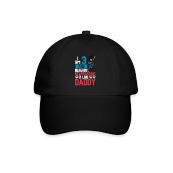 I'm 3 - Young Rocker - Baseball Cap - black/black - Front