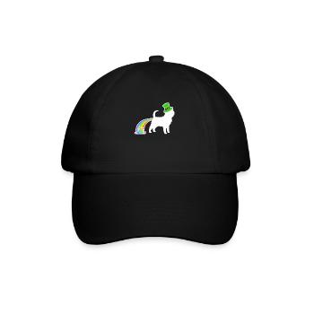 St. Patrick's Dog - Affenpinscher - Baseball Cap - black/black - Front