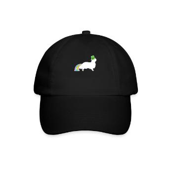 St. Patricks Hund - Kavalier - Baseballkappe - Schwarz/Schwarz - Vorne