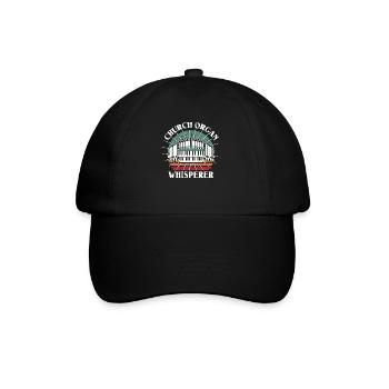 Organiste d’église, organiste, orgue d’église - Casquette classique - noir/noir - Devant