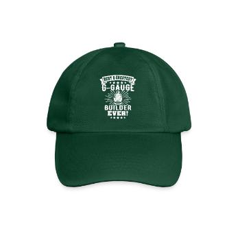 Garden Railway Model Railway G Gauge - Baseball Cap - bottle green - Front