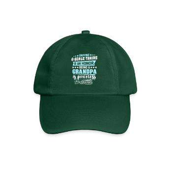 Garden railway gauge G Opa - Baseball Cap - bottle green - Front