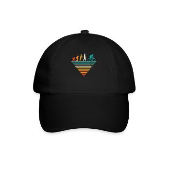Evolution humaine - Vintage - Casquette classique - noir/noir - Devant