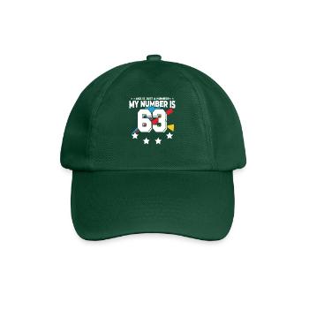 Alter Ist Nur Zahl - 63. Geburtstag - Baseballkappe - Flaschengrün - Vorne