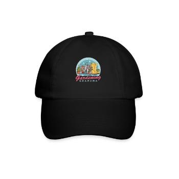 Jardin, Jardinier, Jardinage, Grand-mère, Cadeau - Casquette classique - noir/noir - Devant