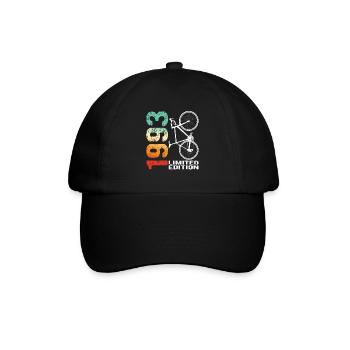 30 Anniversaire 1993 Vintage Retro Cycliste Cycliste - Casquette classique - noir/noir - Devant