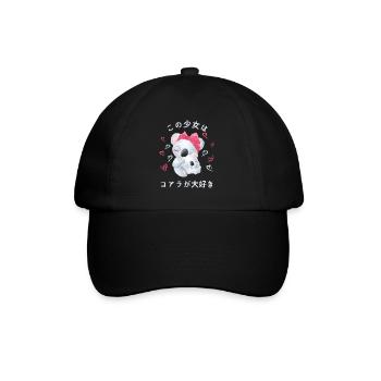 Koala Love Mama Koala Ours - Casquette classique - noir/noir - Devant