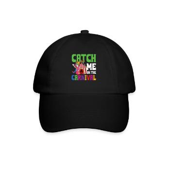 Catch Me In The Carnival - Baseballkappe - Schwarz/Schwarz - Vorne