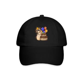 Birthday Birthday Gift Raccoon - Baseball Cap - black/black - Front