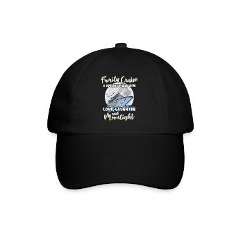 Croisière familiale - Casquette classique - noir/noir - Devant
