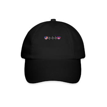 Cambodge - Casquette classique - noir/noir - Devant
