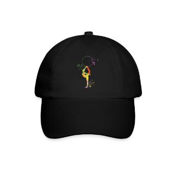 Gymnaste avec des clubs Gymnastique rythmique - Casquette classique - noir/noir - Devant