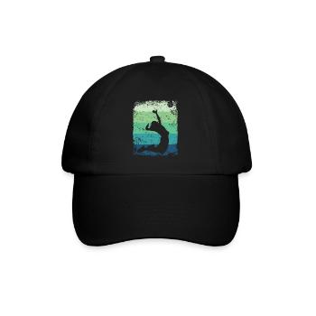 Volleyball Joueur Retro Beach Volleyball - Casquette classique - noir/noir - Devant