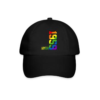 LGBTQ 1959 RAINBOW QUEER 67TH BIRTHDAY PRIDE - Baseball Cap - black/black - Front