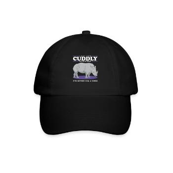 Rhinocéros Rhinocéros Rhinocéros Cadeau - Casquette classique - noir/noir - Devant