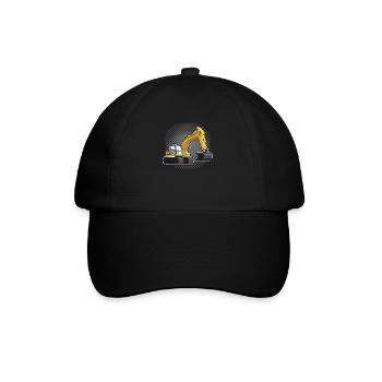 Excavator driver - Baseball Cap - black/black - Front