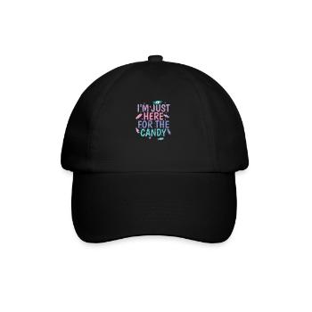 I'm Just here for the Candy Confectioner - Baseball Cap - black/black - Front