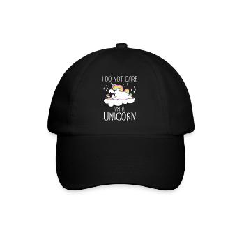 Licorne Licornes Conte de fées Magique - Casquette classique - noir/noir - Devant