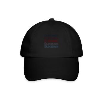 Vintage Albania Town - Retro Elbasan - Casquette classique - noir/noir - Devant
