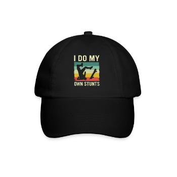 Skateboarding Skater Skateboard Skateboarder - Baseball Cap - black/black - Front