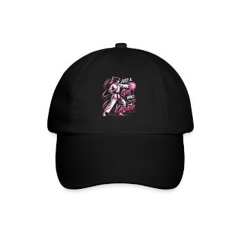 Karaté Karaté Combattant Arts martiaux - Casquette classique - noir/noir - Devant