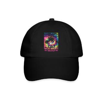 Des vacances en famille pour créer des souvenirs - Casquette classique - noir/noir - Devant