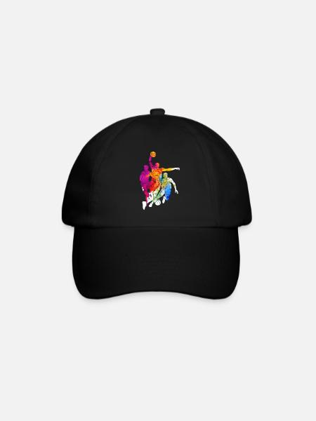 BASKETBALLER BASKETBALL - Baseballkappe - Schwarz/Schwarz