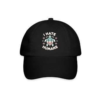 Turtle Sea Turtle Turtle Animal - Baseball Cap - black/black - Front