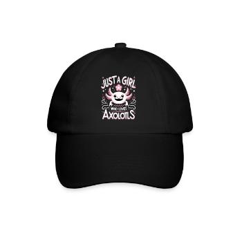 Poisson axolotl - Casquette classique - noir/noir - Devant