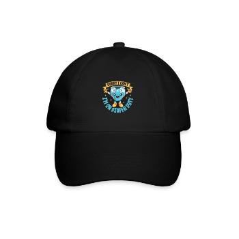 Diaper service - baby changing - Baseball Cap - black/black - Front