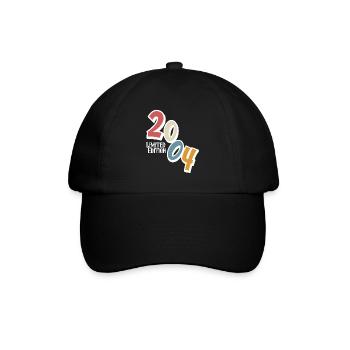 20e anniversaire Millésime 2004 - Casquette classique - noir/noir - Devant